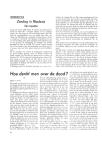 Hoe denkt men over de dood?