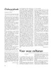 Voor onze miliiairen
