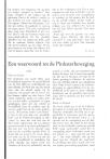 Een weerwoord tot de Pinksterbeweging