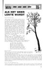 ALS HET WEER LENTE WORDT
