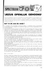 ’JEZUS OPENLIJK GEHOOND’