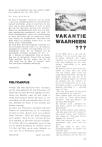 VAKANTIE WAARHEEN ???