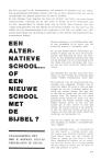 EEÜ ALTER-NATIEVE SCHOOL.. OF EEN NIEUWE SCHOOL MET DE BIJBEL?