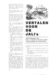 VERTALEN VOOR DE JALI’s