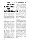 NOOD-LANDING OP GROENLAND