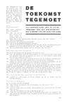 DE TOEKOMST TEGEMOET