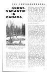 KERST-VAKANTIE IN CANADA