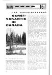 KERST-VAKANTIE IN CANADA