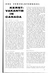 KERST-VAKANTIE IN CANADA