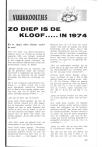 ZO DIEP IS DE KLOOF.....IN 1974