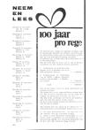 100 jaar pro rege