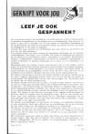LEEF JE OOK GESPANNEN?