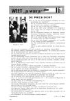 DE PRESIDENT