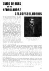 GUIDO DE BRES EN DE NEDERLANDSE GELOOFSBELIJDENIS