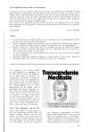 Transcendente Meditatie