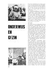 ONDERWIJS EN GEZIN