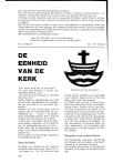 DE EENHEID VAN DE KERK