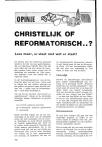 CHRISTELIJK OF REFORMATORISCH.. ?