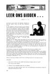 LEER ONS BIDDEN ...