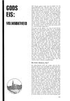 GODS EIS: VOLMAAKTHEID