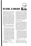 DE KERK, JE MOEDER