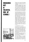 WOEKEREN MET JE TALENTEN, OOK OP SCHOOL!