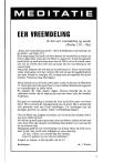 EEN VREEMDELING
