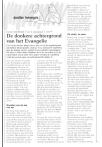 De donkere achtergrond van het Evangelie