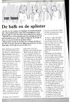 De balk en de splinter