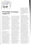 Christelijke feestdagen weggeven?
