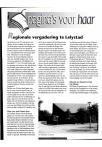 Regionale vergadering te Lelystad