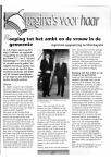 Roeping tot het ambt en de vrouw in de gemeente