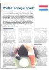 Voetbal, oorlog of sport?