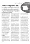 Generale Synode 2001