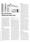 Maria Rosseels - Dood van een non