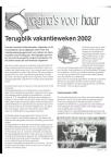 Terugblik vakantieweken 2002