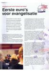 Eerste euro's voor evangelisatie