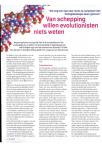 Van schepping willen evolutionisten niets weten