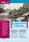 De bedjes dreven in het water