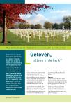Geloven, alleen in de kerk?