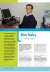 Een baby in de auto