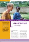 Lege plaatsen in Guinee