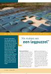 “Als stukjes van een legpuzzel”