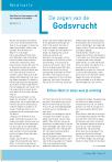 De zegen van de Godsvrucht