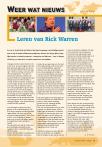 Leren van Rick Warren