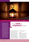 Diens lamp zal uitgeblust worden...