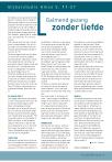 Galmend gezang zonder liefde
