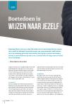 Boetedoen is wijzen naar jezelf