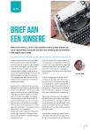 Brief aan een jongere