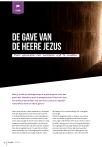 De gave van de Heere Jezus